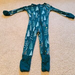 Little Sleepies Tree Print Footie